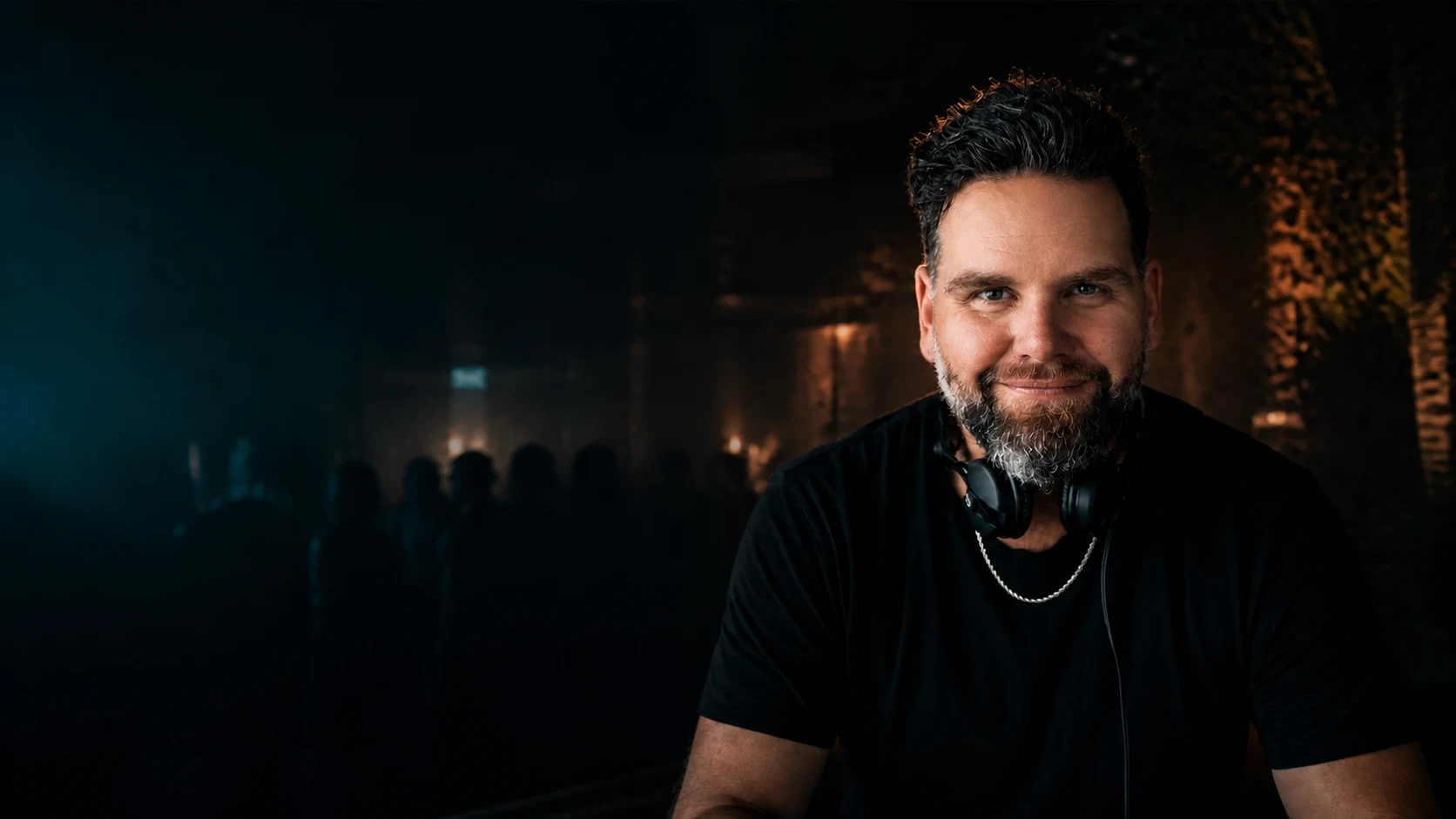 Sean Strecker, DJ STREX, behind the decks